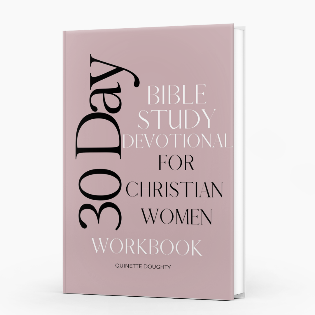 30 Day Bible Study Devotional & Workbook For Christian Woman: Black And White Print