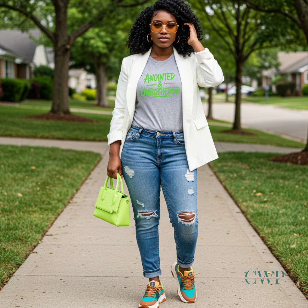 Anointed & Unbothered – Comfort Colors® Faith Tee