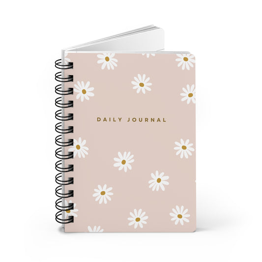Flower Spiral Bound Journal
