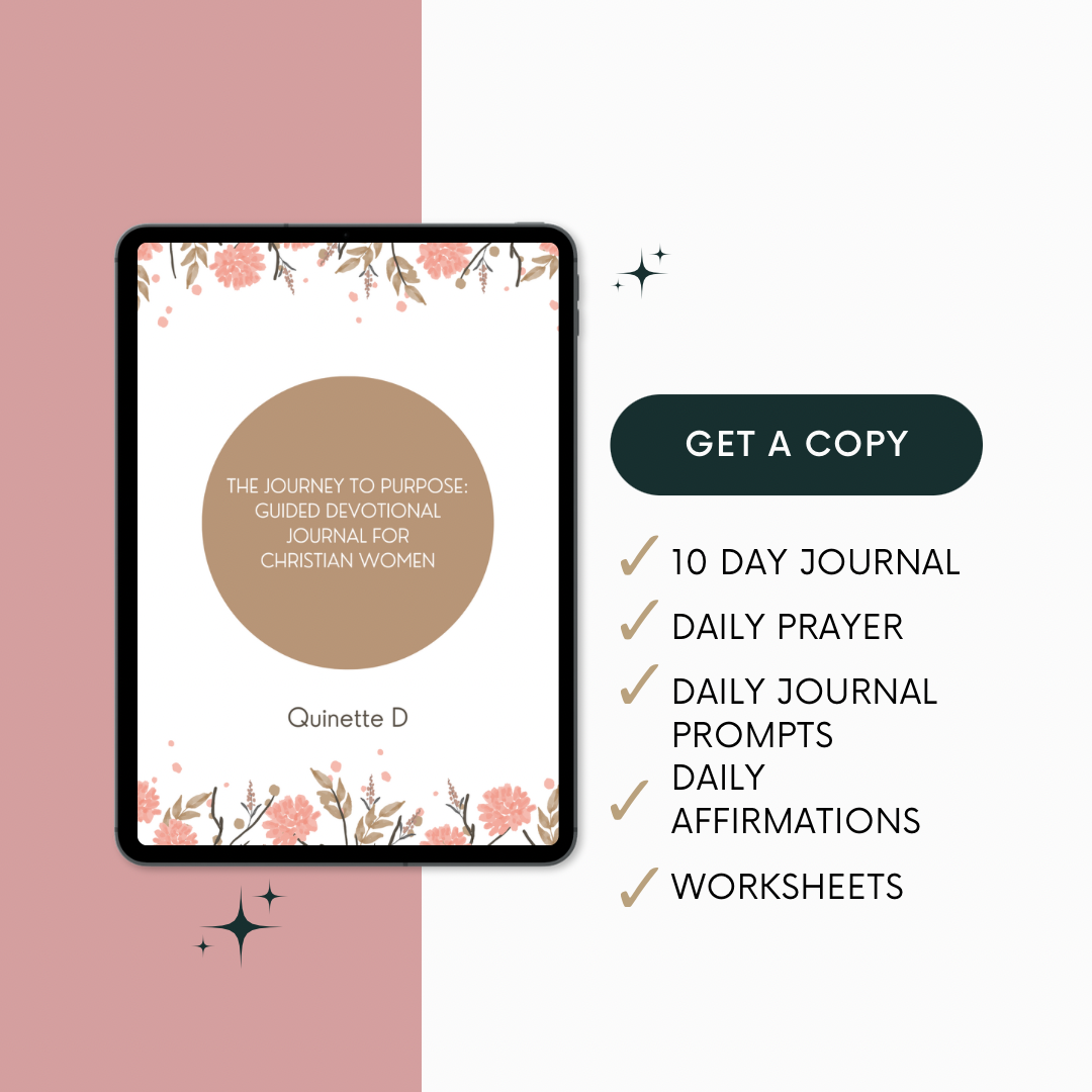 The Journey To Purpose: Guided Devotional Journal for Chrisitan Women