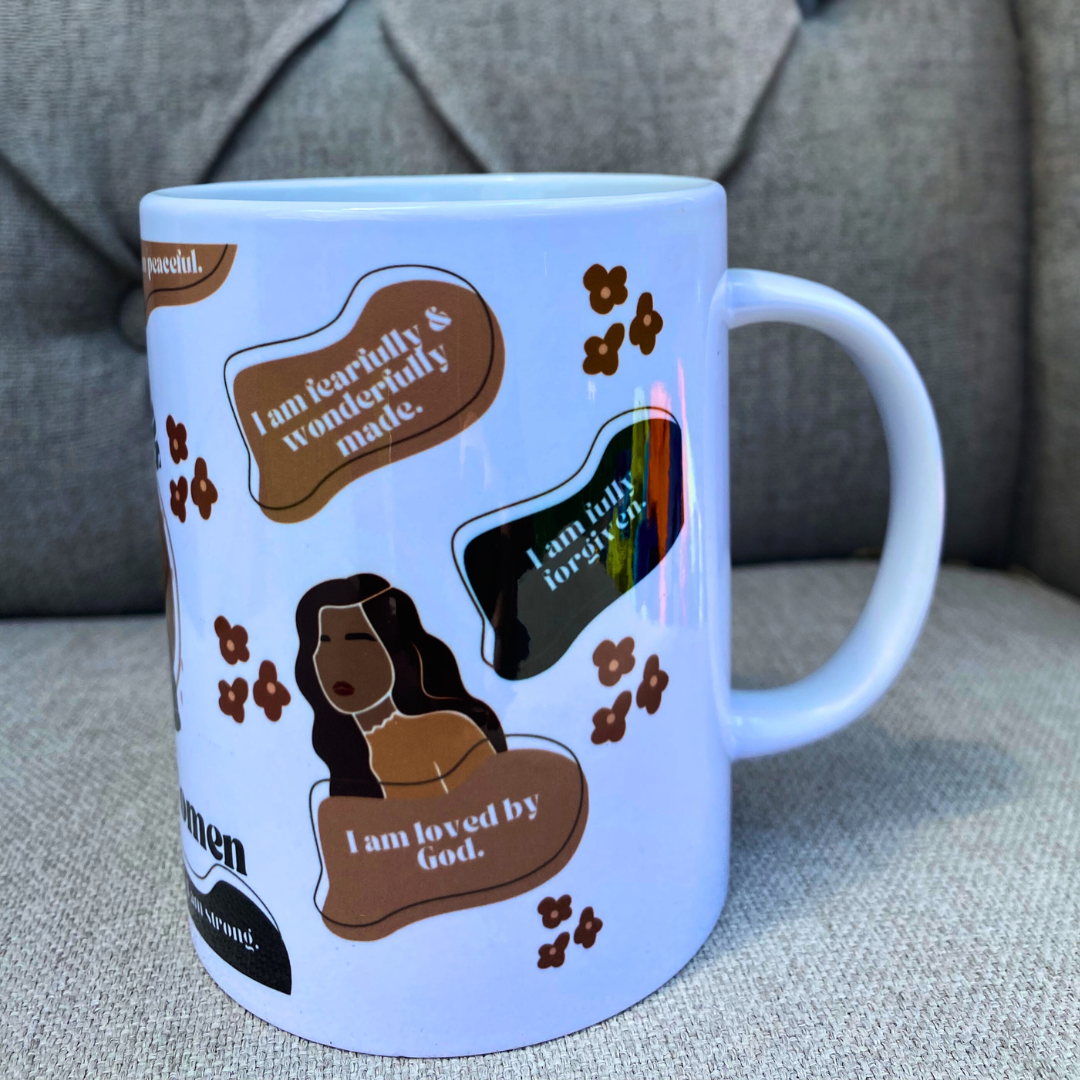 Affirmations For Christian Women Mug 150z