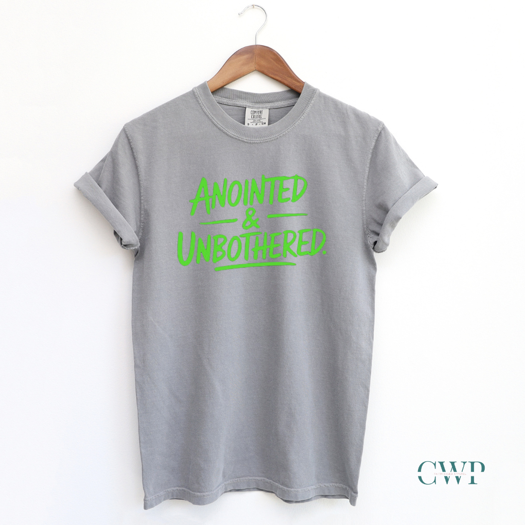 Anointed & Unbothered – Comfort Colors® Faith Tee