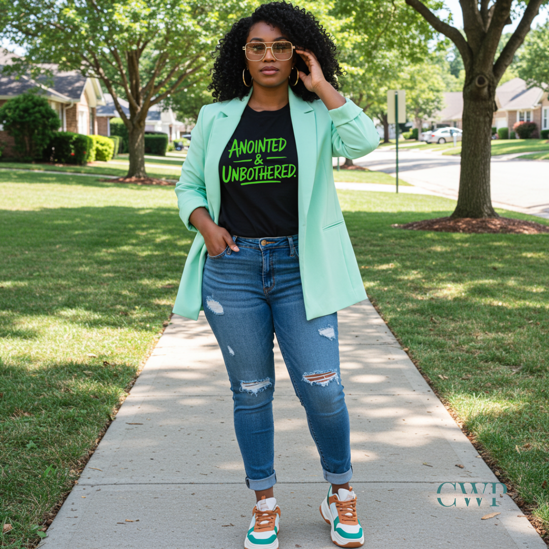 Anointed & Unbothered – Comfort Colors® Faith Tee