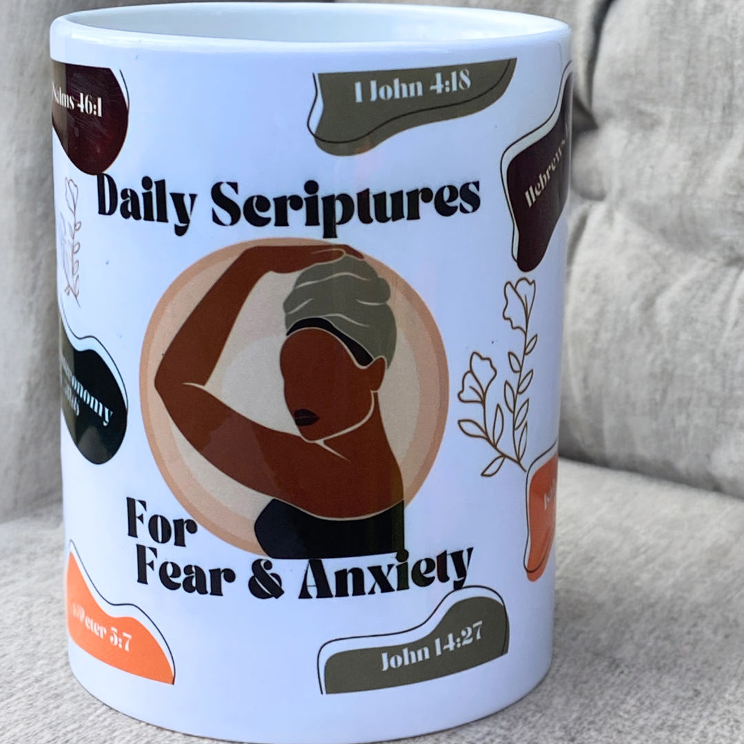 Daily Scriptures For Fear & Anxiety 15oz Mug