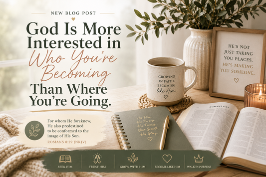 God Is More Interested in Who You're Becoming Than Where You're Going