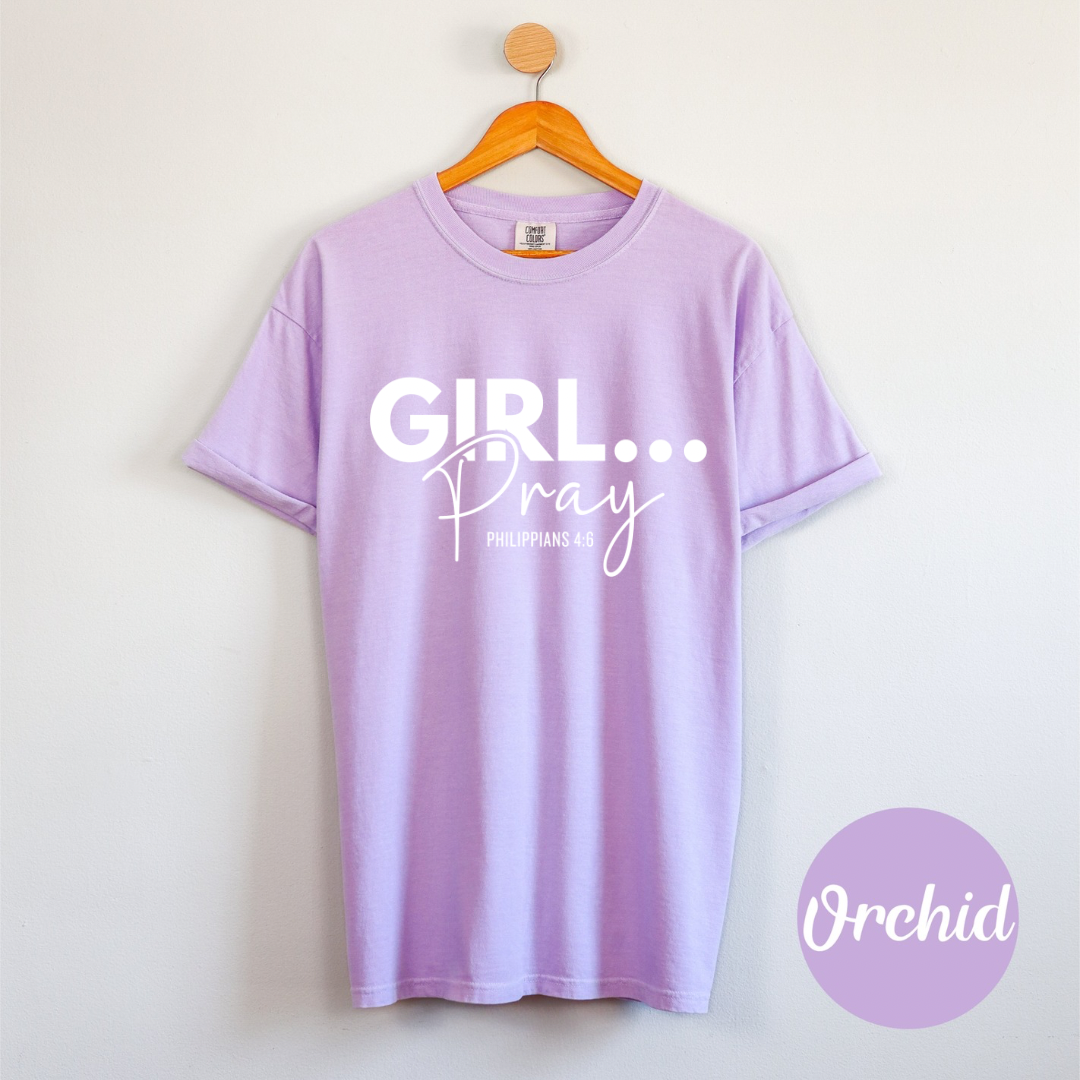 Girl Pray Philippians 4:6
