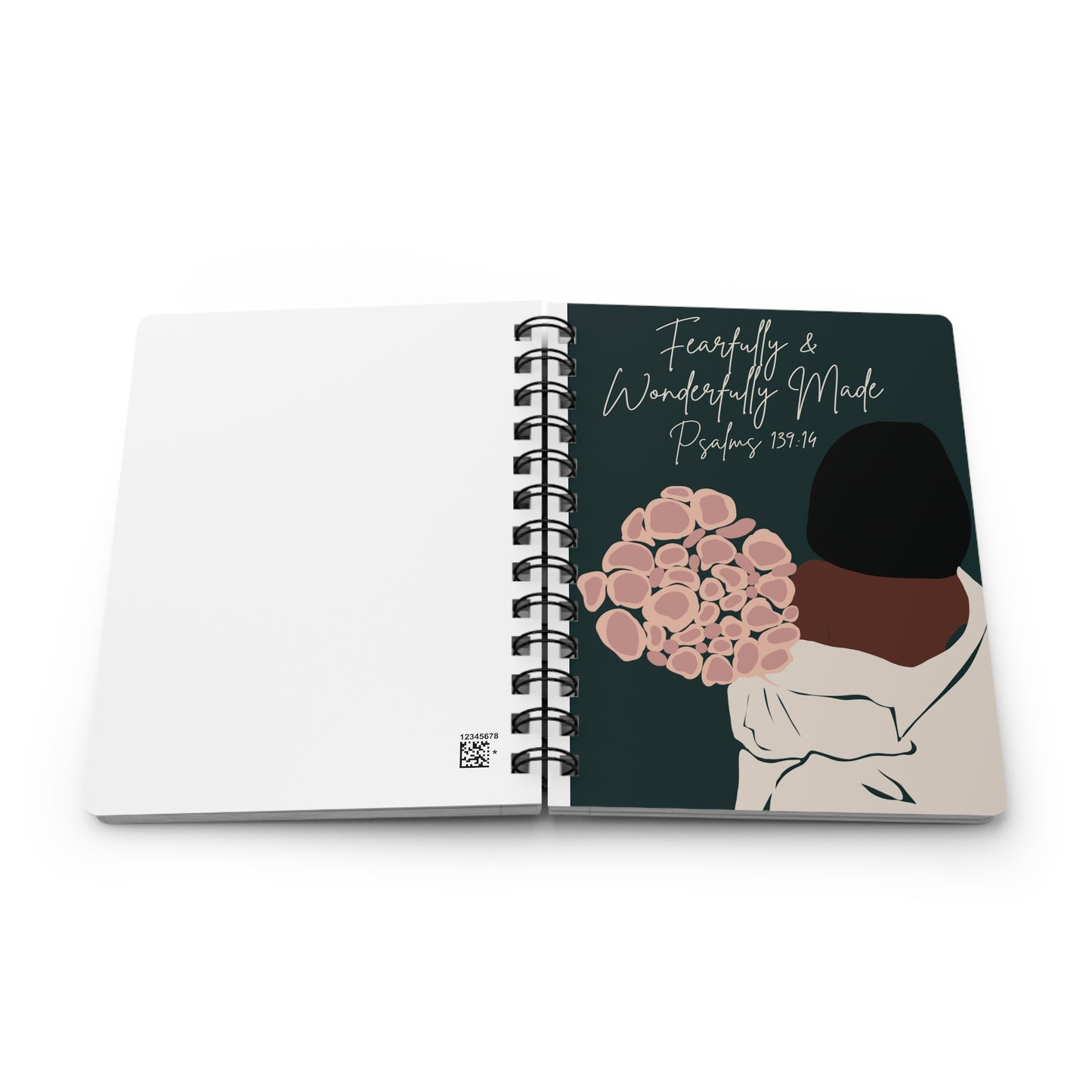 Fearfully and Wonderfully Made Psalms 139:14 Spiral Bound Journal