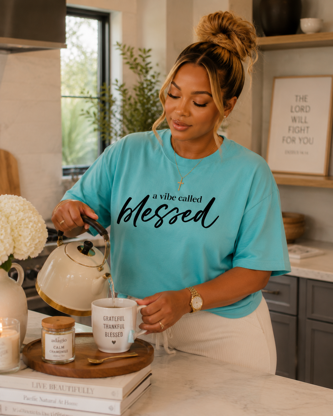A Vibe Called Blessed Crewneck Unisex Tee