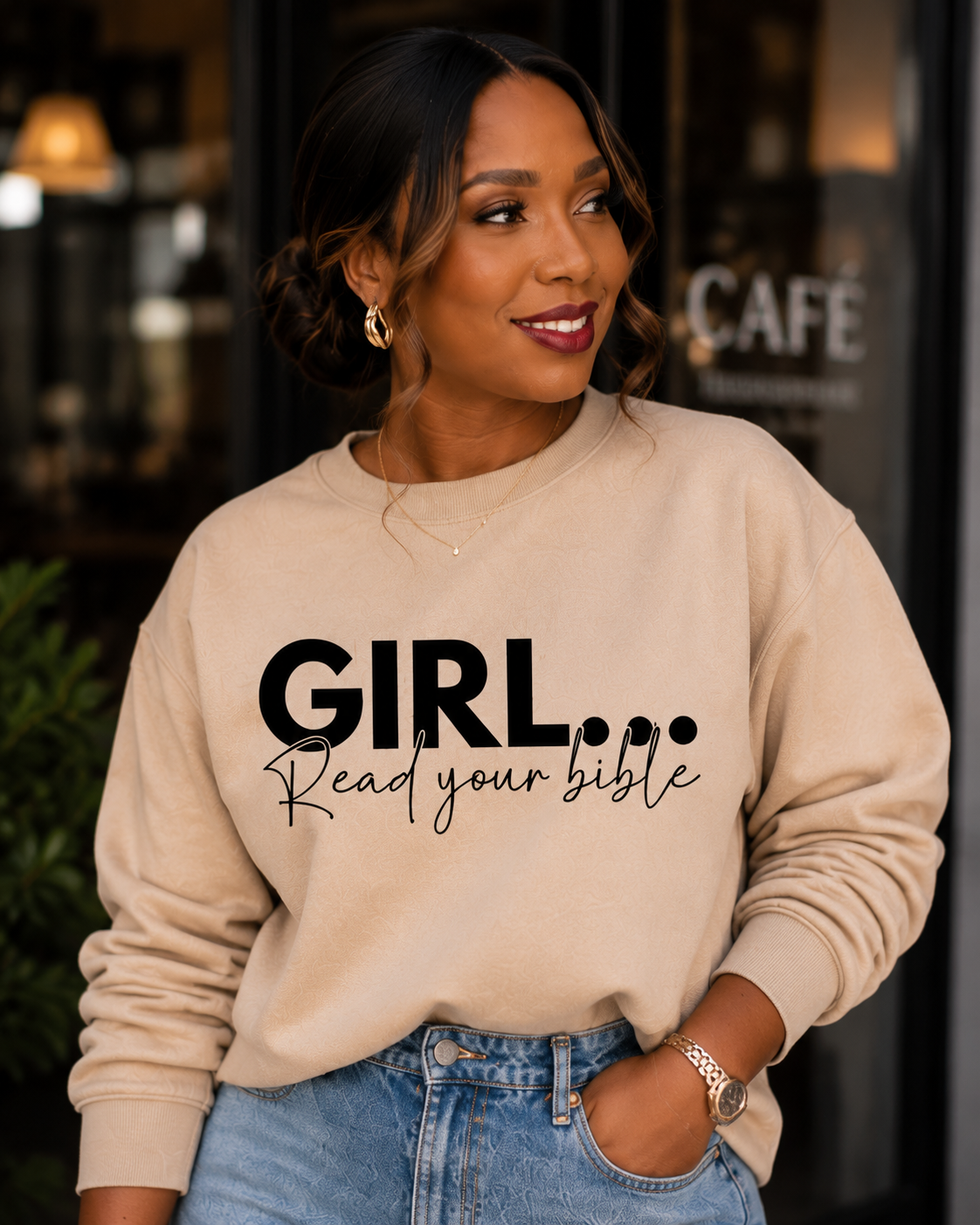 Girl Read Your Bible Sweatshirt