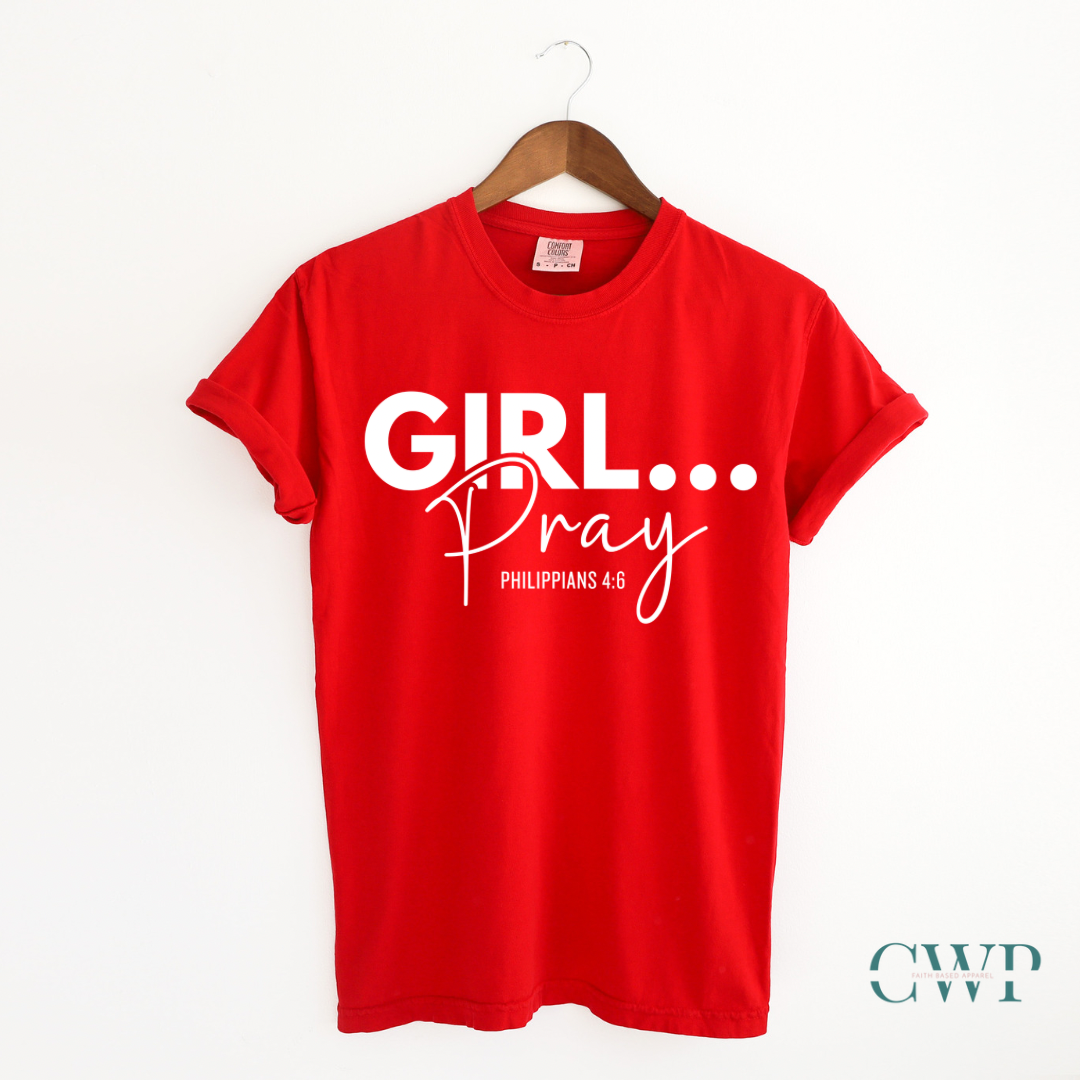 Girl Pray Philippians 4:6