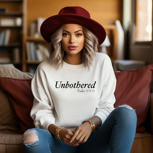 Unbothered Exodus 14:13-14 Sweatshirt