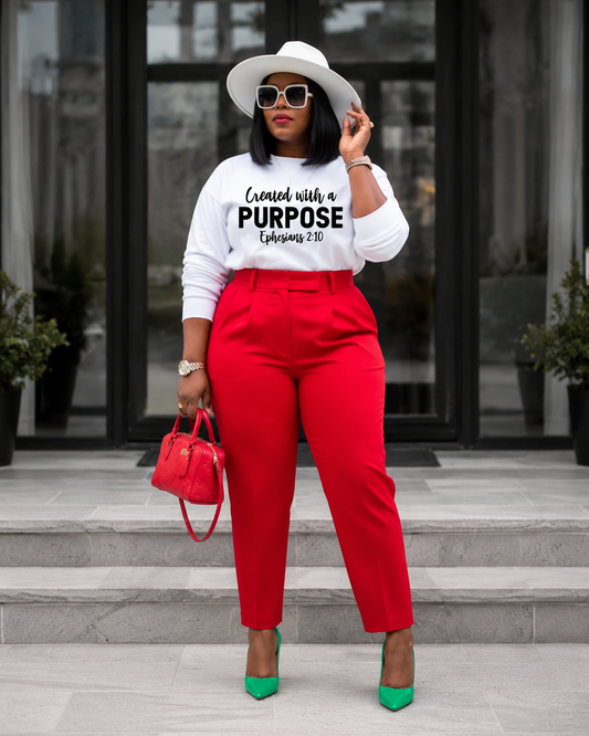 Created With a Purpose Sweatshirt Ephesians 2:10