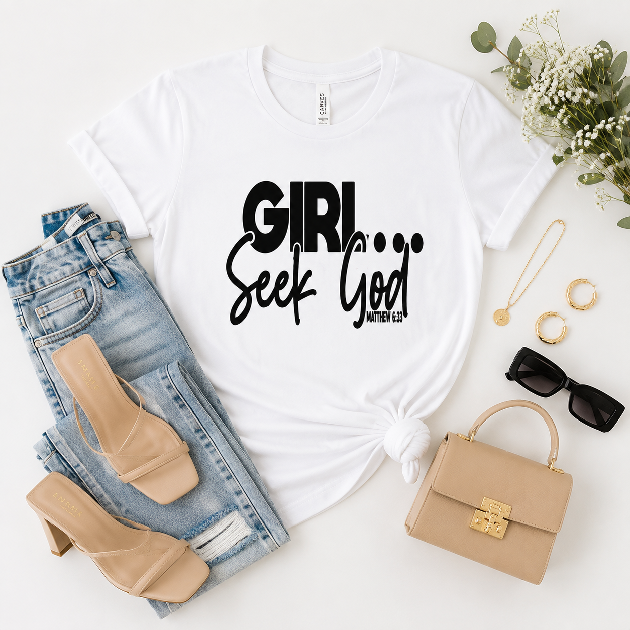 Girl Seek God Matthew 6:33
