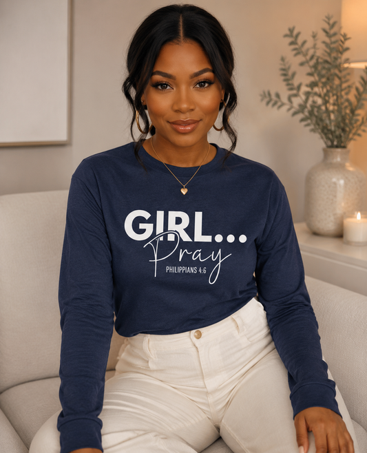 Girl Pray Long Sleeve T-shirt
