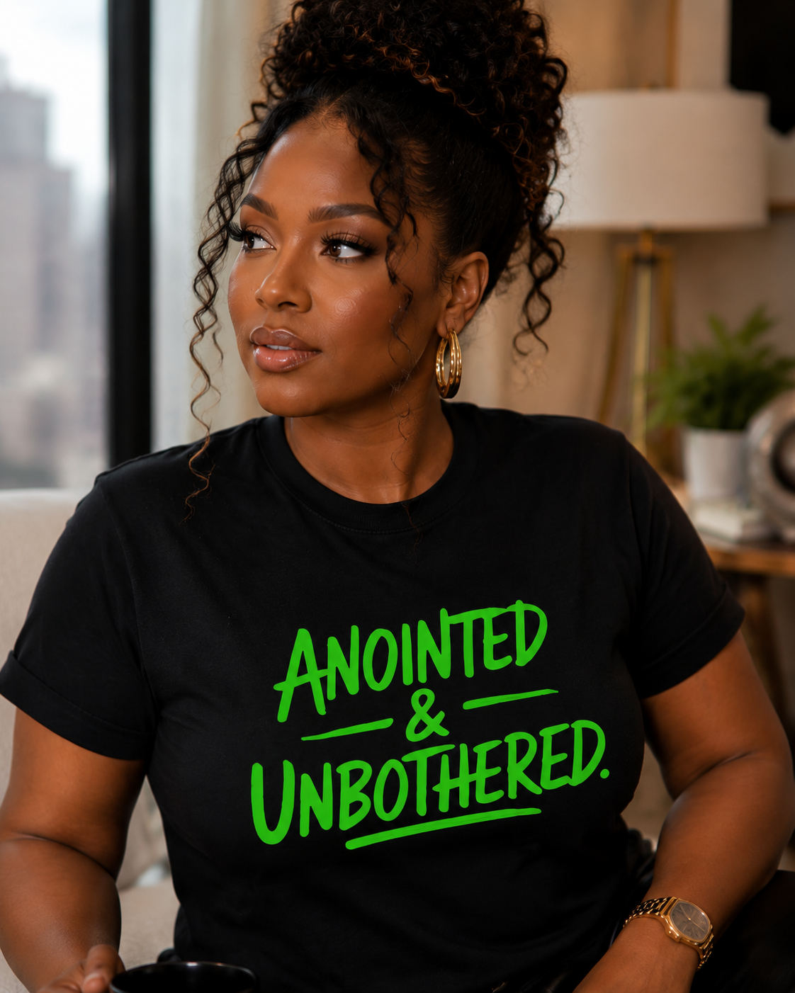 Anointed & Unbothered – Comfort Colors® Faith Tee