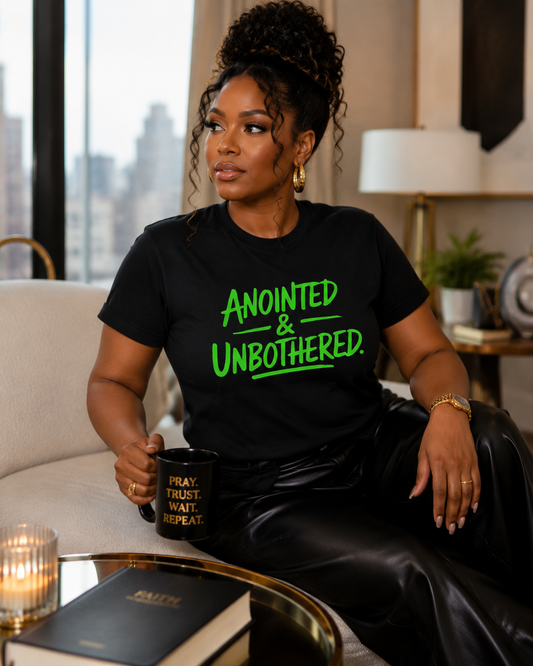 Anointed & Unbothered – Comfort Colors® Faith Tee
