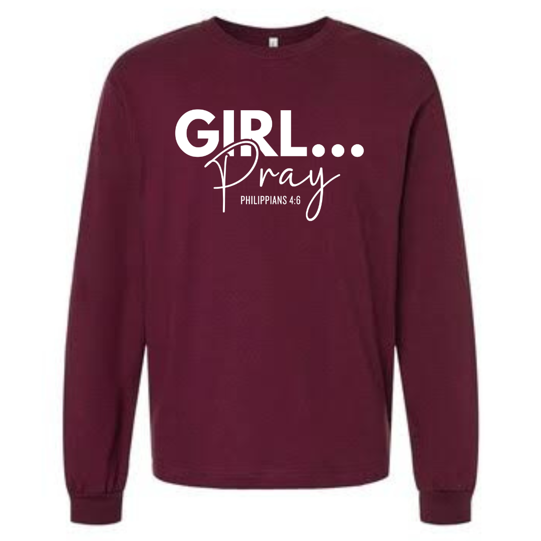Girl Pray Long Sleeve T-shirt