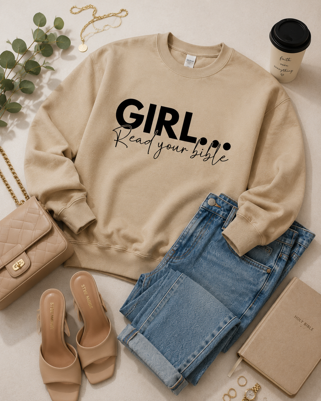 Girl Read Your Bible Sweatshirt
