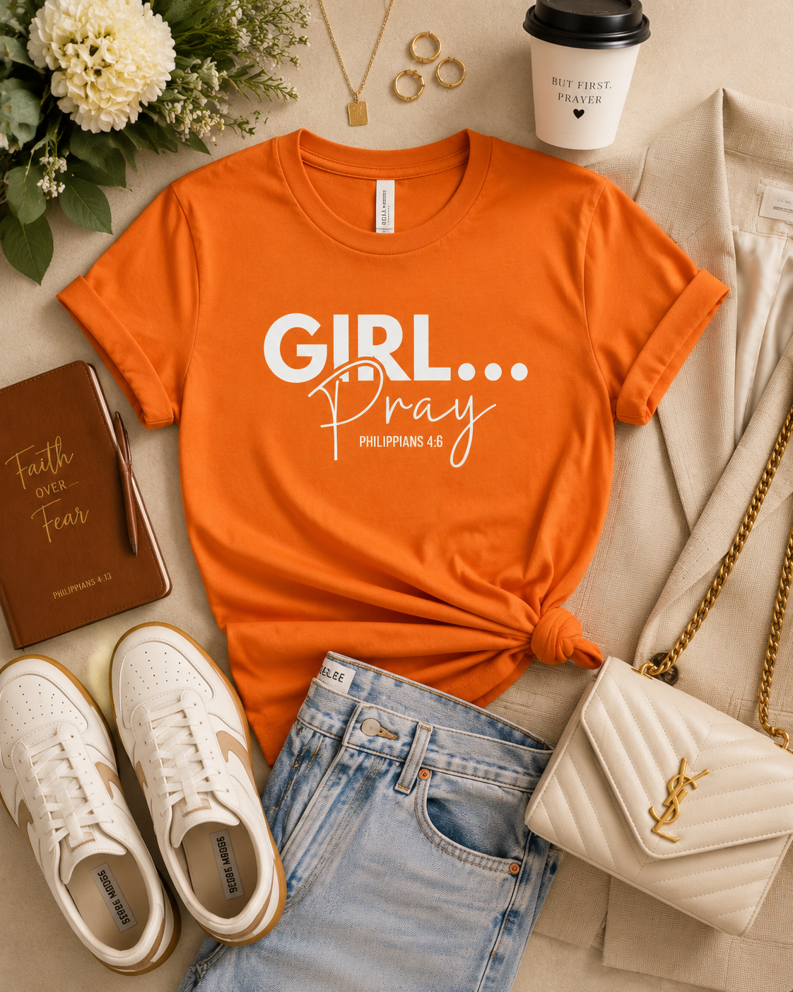 Girl Pray Philippians 4:6