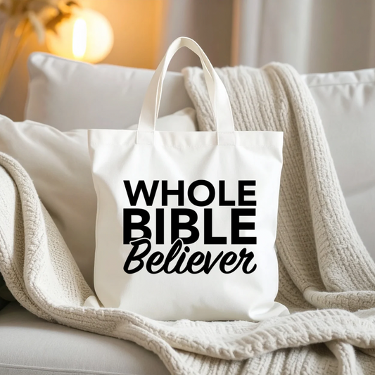 Whole Bible Believer Tote Bag