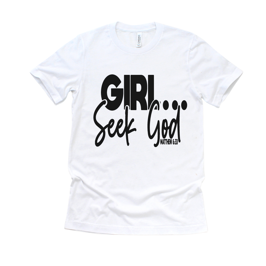 Girl Seek God Matthew 6:33