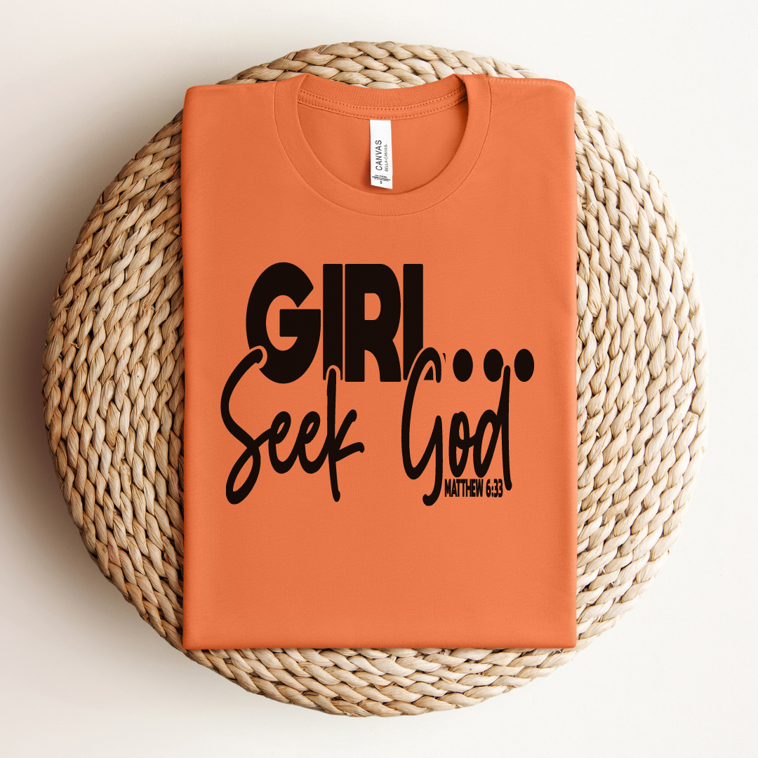Girl Seek God Matthew 6:33