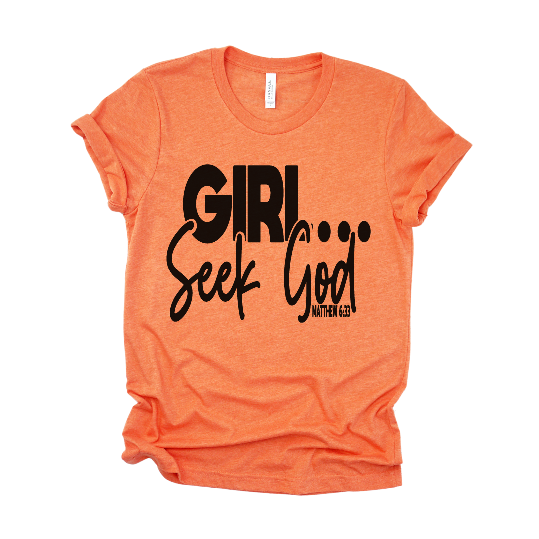 Girl Seek God Matthew 6:33