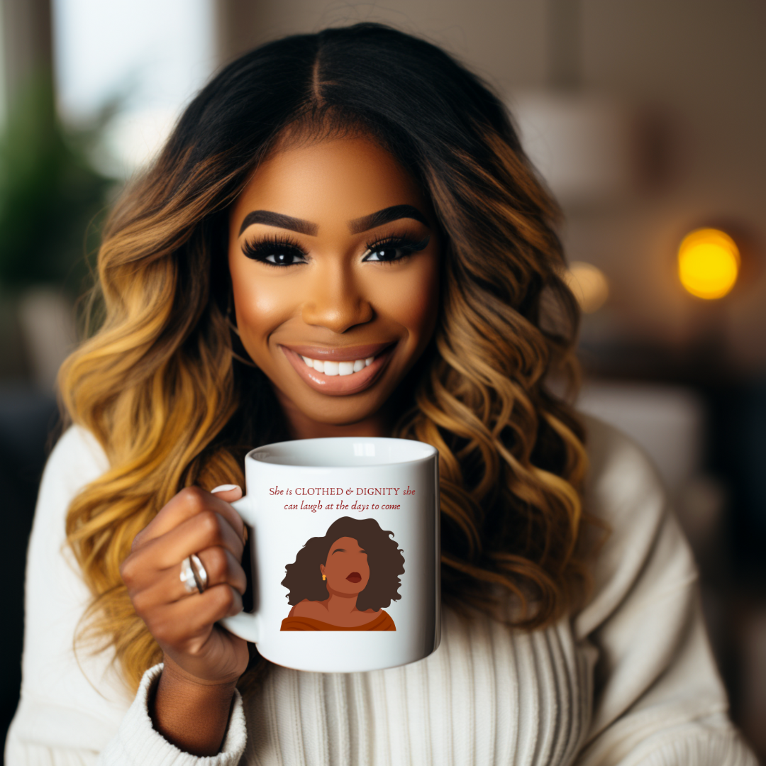 She Is Clothed In Strength and Dignity 15oz Mug