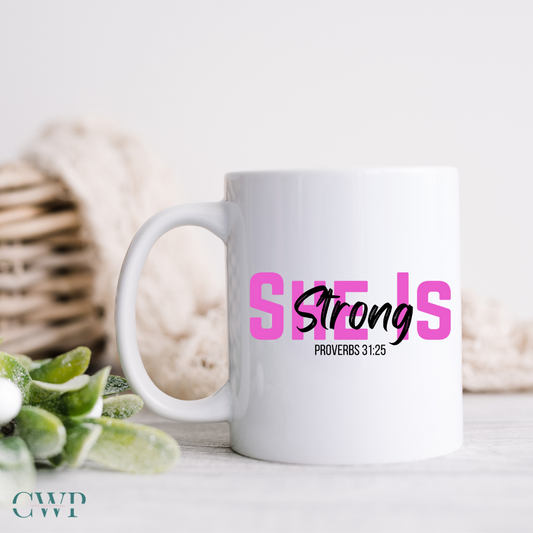 She is Strong 15oz Mug