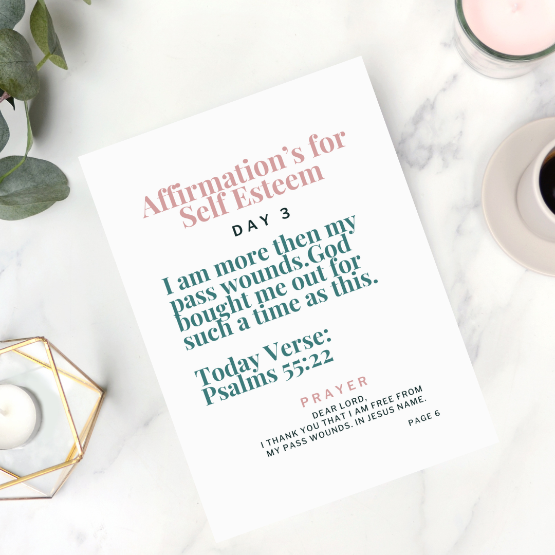 100 Affirmations of Women of Faith Striving for Perfection Soft Cover Book