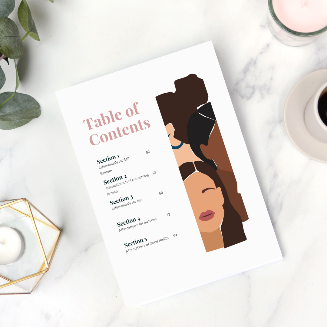 100 Affirmations of Women of Faith Striving for Perfection Soft Cover Book